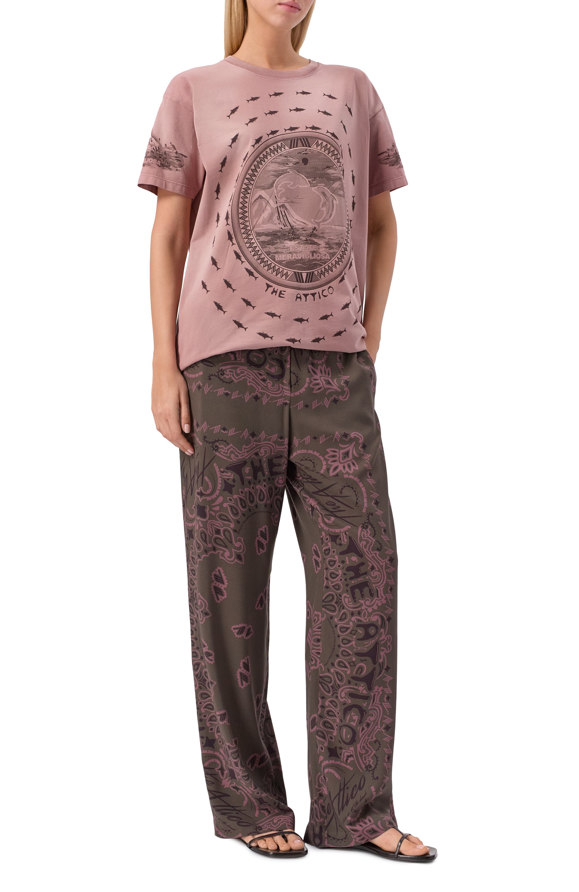 Брюки из вискозы THE ATTICO, арт. 250WCP00263/VVV091PR, фото 2