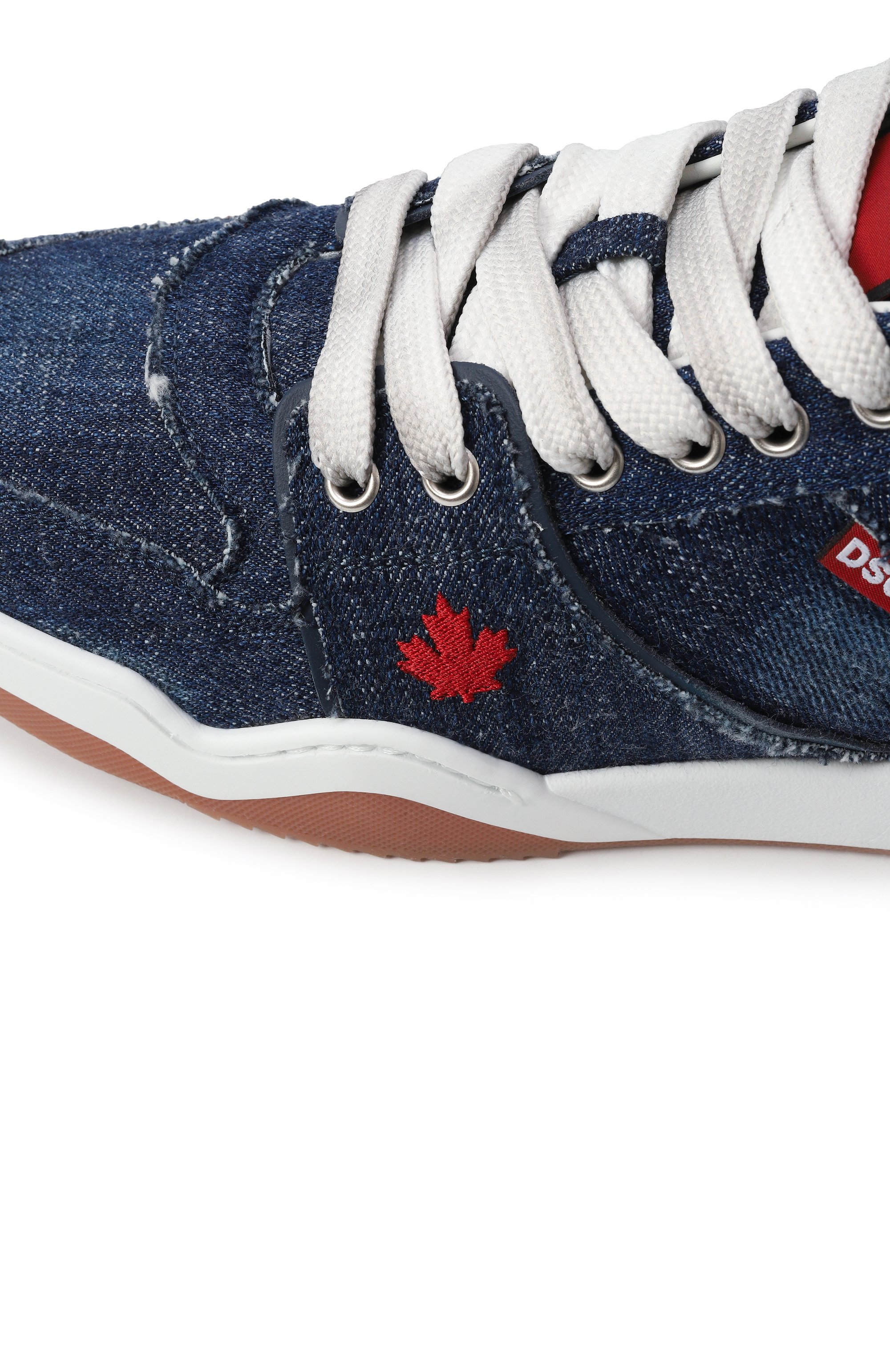 Текстильные кеды spiker DSQUARED2 синего цвета по цене 54900 руб., арт. SNM0405/10108191, фото 7 Текстильные кеды spiker DSQUARED2, арт. SNM0405/10108191, фото 7