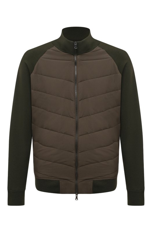 Комбинированный кардиган Paul&Shark 14311226 Хаки 14311226