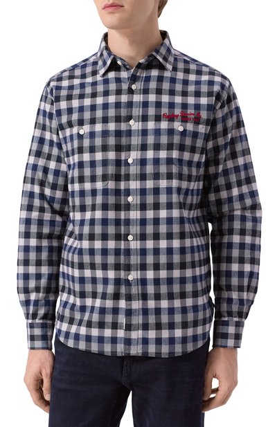 Хлопковая рубашка REPLAY разноцветного цвета по цене 19950 руб., арт. M4150 .000.52824, фото 3 Хлопковая рубашка REPLAY, арт. M4150 .000.52824, фото 3