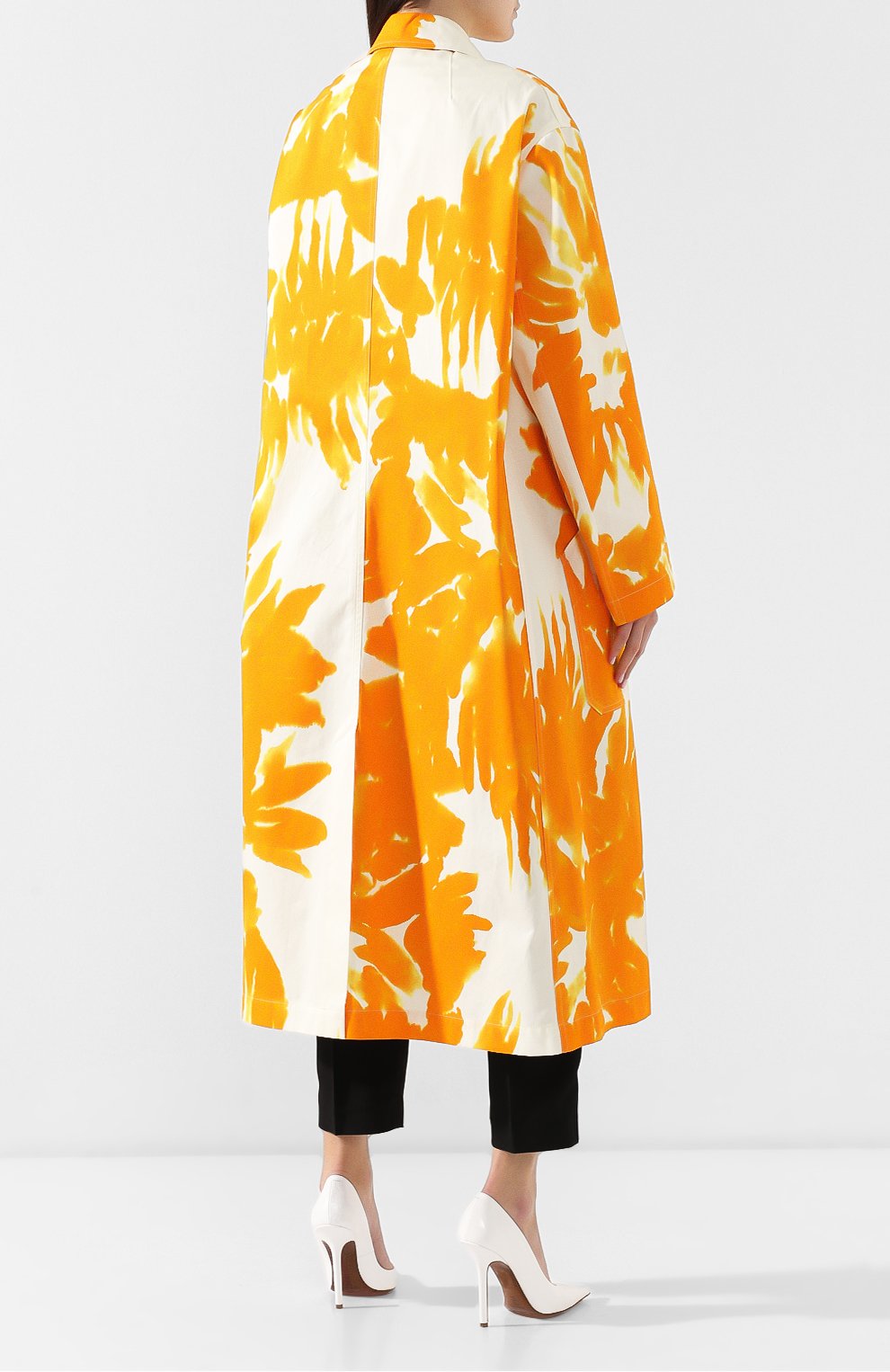 Хлопковое пальто DRIES VAN NOTEN, арт. 191-30224-7101, фото 4