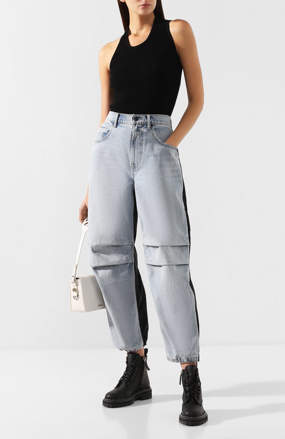 Джинсы ALEXANDER WANG синего цвета по цене 36550 руб., арт. 4DC2194485, фото 2 Джинсы ALEXANDER WANG, арт. 4DC2194485, фото 2