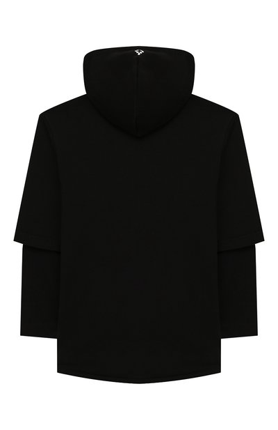 Хлопковое худи MARCELO BURLON KIDS OF MILAN, арт. 20E/B/MB/2102/0020/8-14Y, фото 2