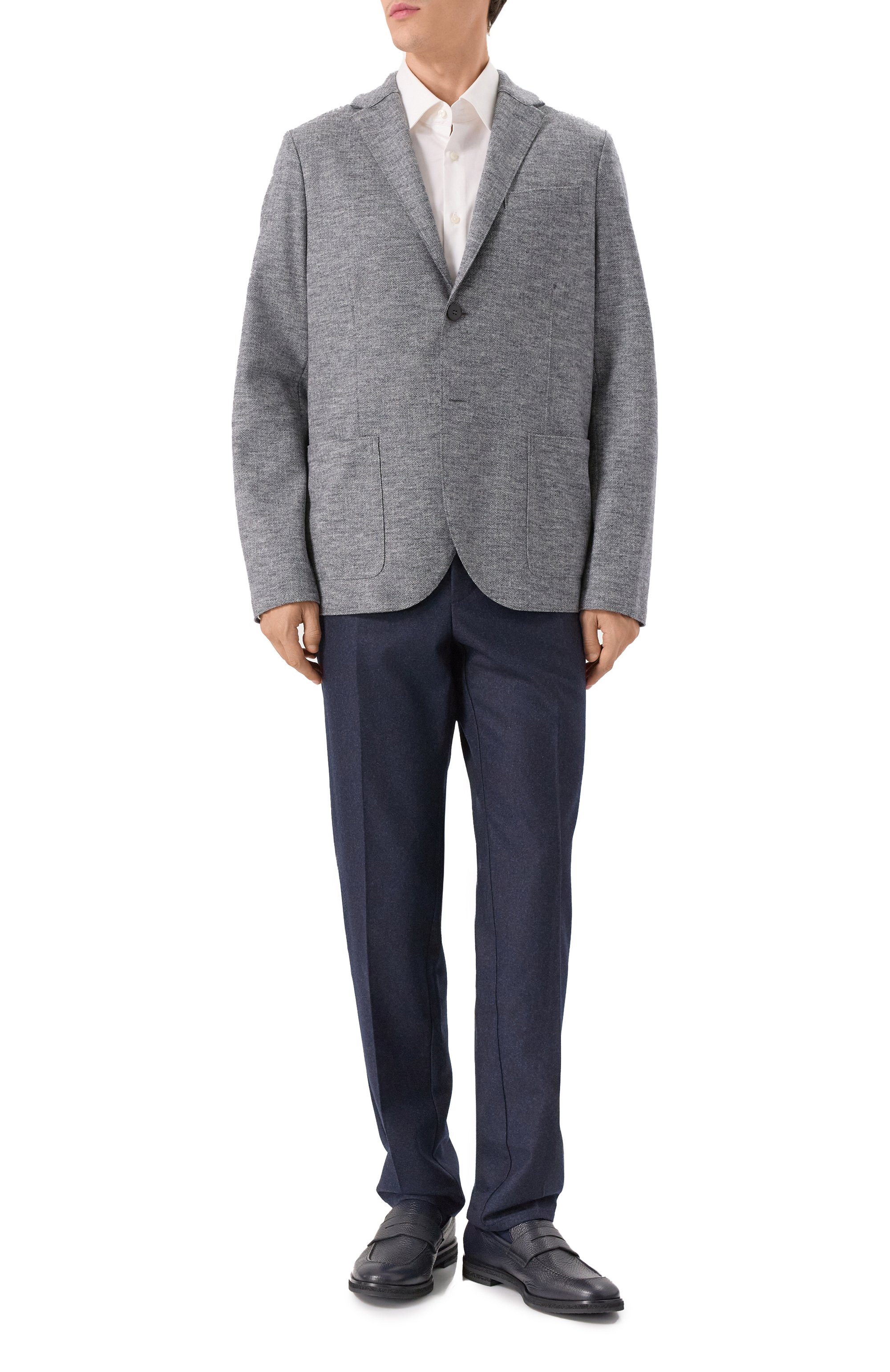 Шерстяной пиджак HARRIS WHARF LONDON, арт. CL8G22MGX, фото 2