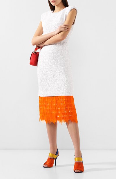 Комбинированные босоножки DRIES VAN NOTEN, арт. WS25/277/100/QU163, фото 2