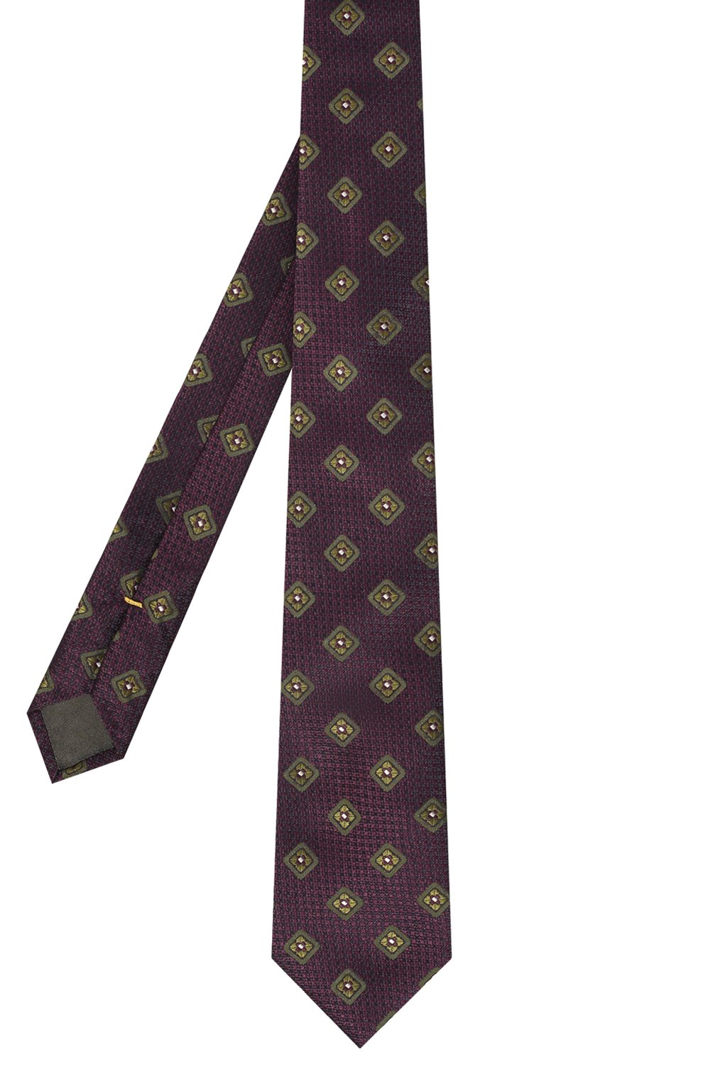 Шелковый галстук CANALI фиолетового цвета по цене 16600 руб., арт. 18/HJ03521, фото 3 Шелковый галстук CANALI, арт. 18/HJ03521, фото 3