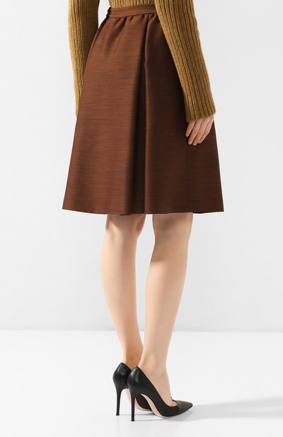 Юбка из смеси шерсти и шелка BOTTEGA VENETA, арт. 538763/VEVU0, фото 4