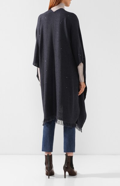 Накидка из кашемира и шелка BRUNELLO CUCINELLI, арт. MSCDVSP18P, фото 4