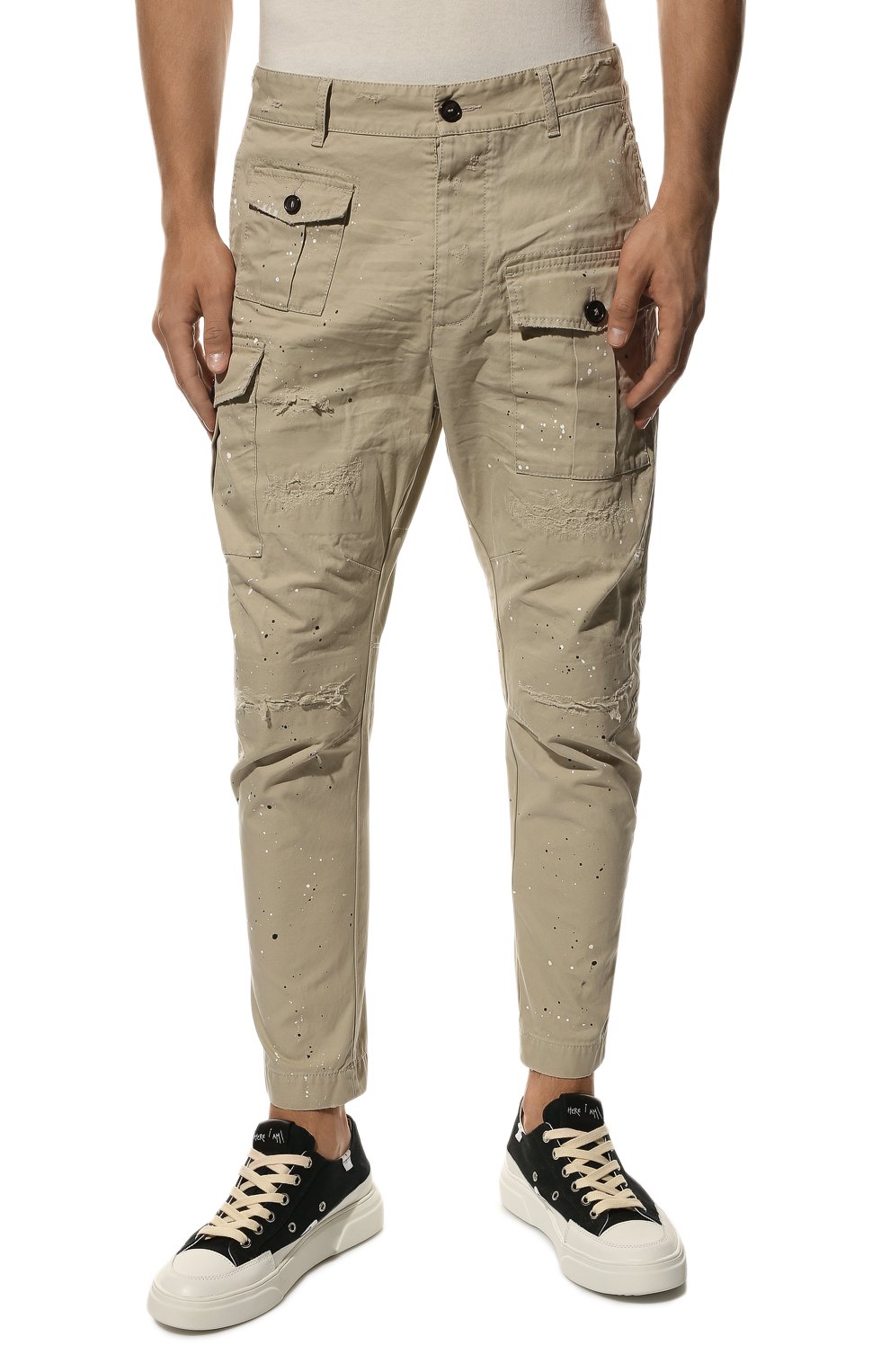 Хлопковые брюки DSQUARED2, арт. S74KB0711/S41794, фото 3