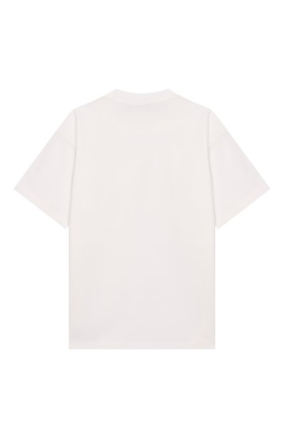 Хлопковая футболка EMPORIO ARMANI молочного цвета по цене 9380 руб., арт. EB001318/AF21808, фото 2 Хлопковая футболка EMPORIO ARMANI, арт. EB001318/AF21808, фото 2