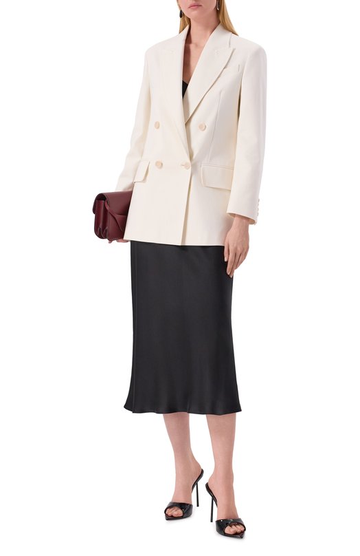 Хлопковый жакет Max Mara SUEZ Белый  SUEZ Фото 2