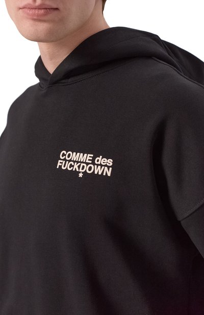 Хлопковое худи COMME DES FUCKDOWN, арт. CFABM01933, фото 5