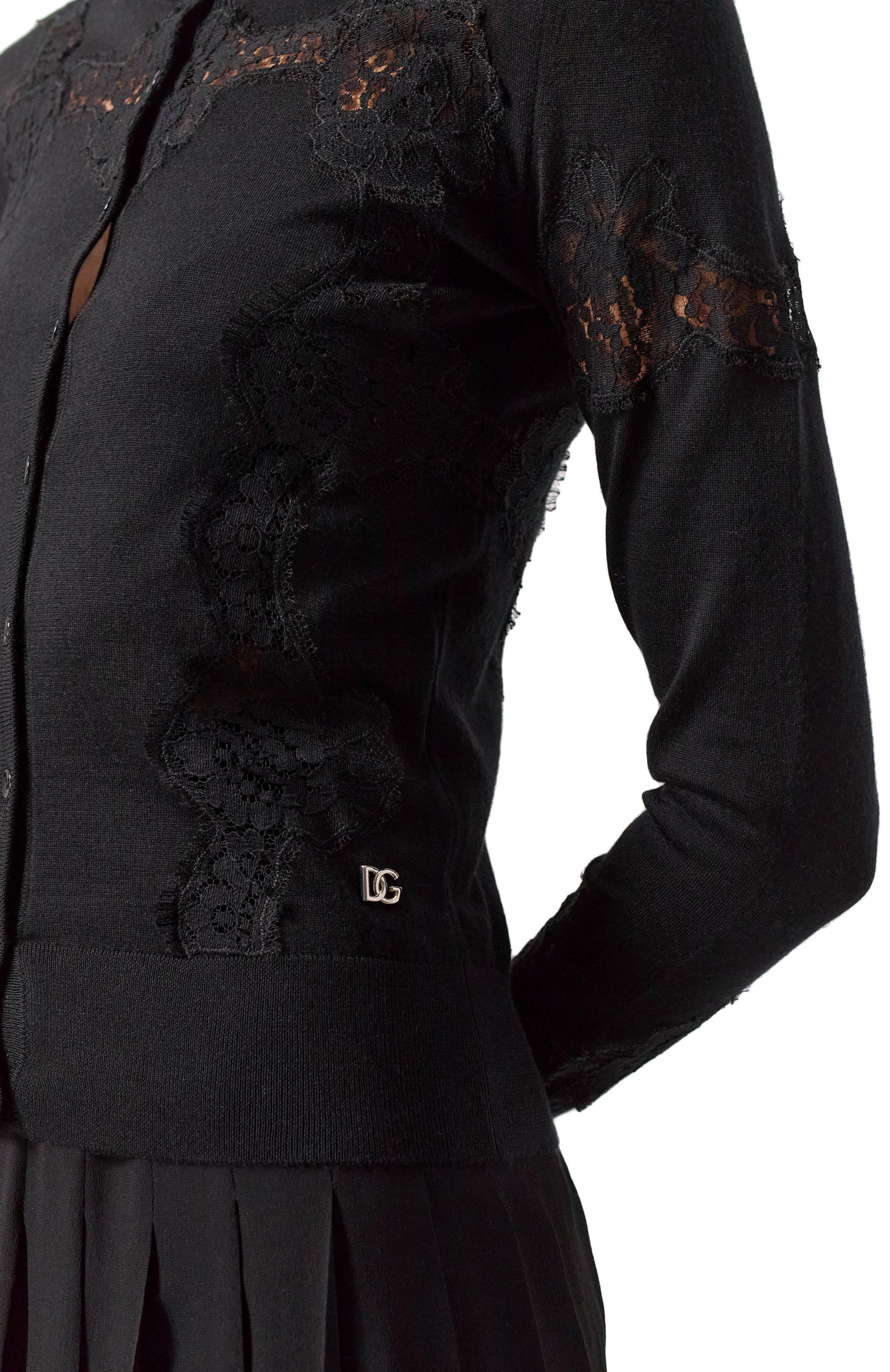 Кардиган из кашемира и шелка DOLCE & GABBANA, арт. FXV05T/JEM07, фото 5