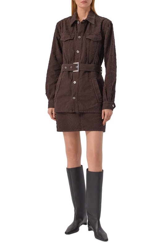 Джинсовая юбка Halfboy HF251WN004 Коричневый  HF251WN004 Фото 2