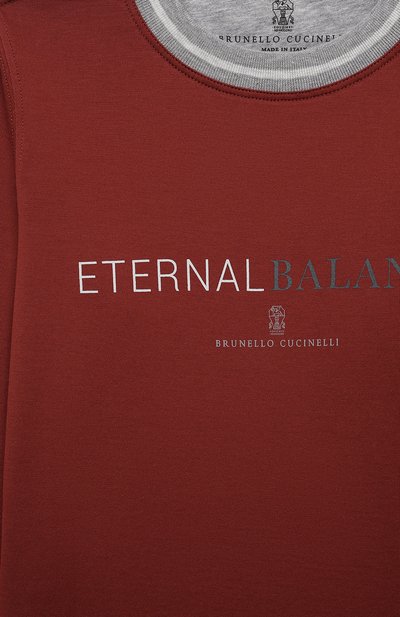 Хлопковый лонгслив BRUNELLO CUCINELLI, арт. B0B13T164A, фото 3