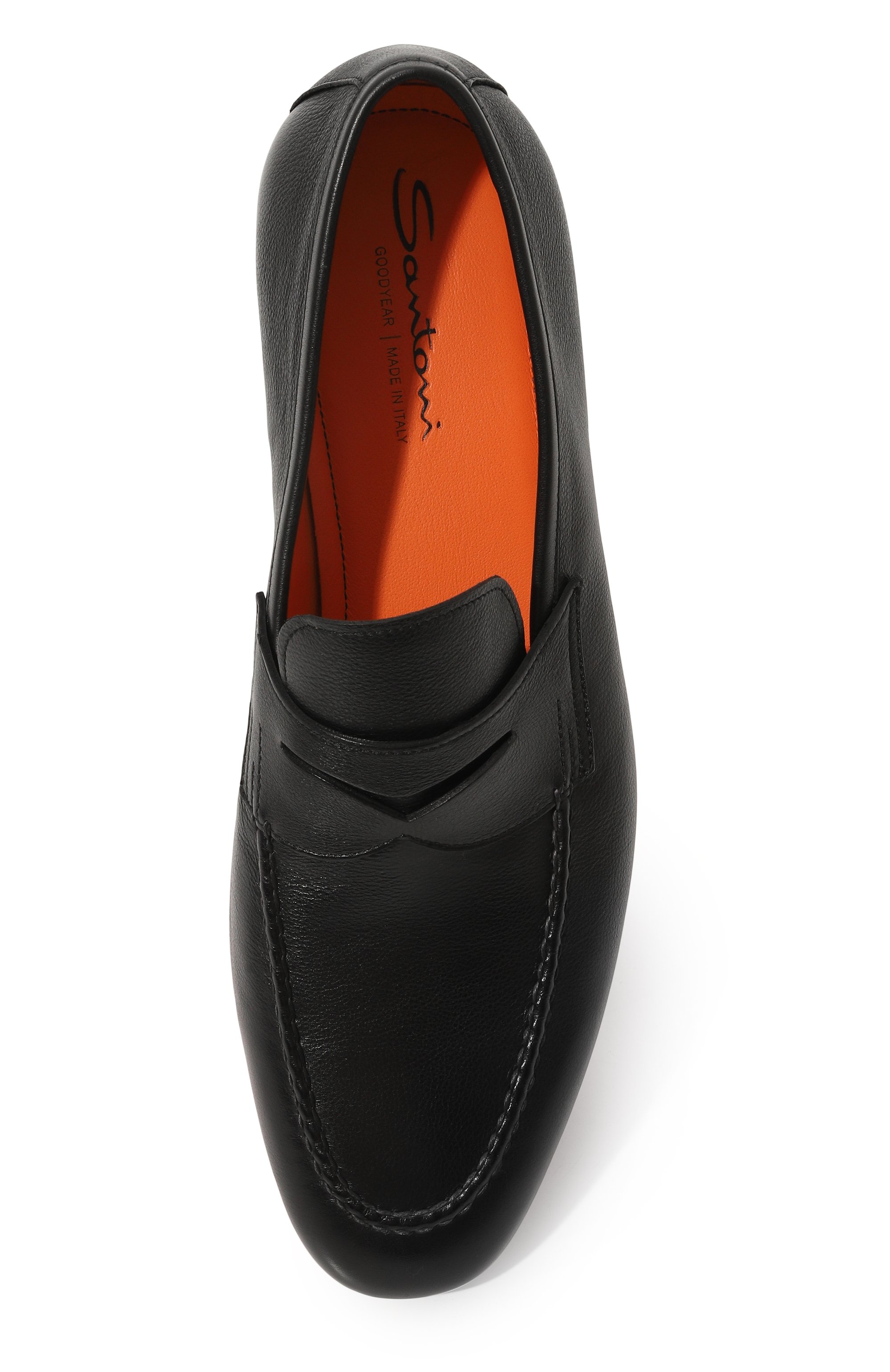 Кожаные пенни-лоферы carlos SANTONI, арт. MCNG15609SA3BSG8, фото 6