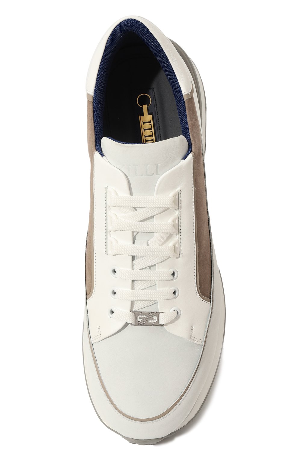 Кожаные кроссовки ZILLI, арт. MDZ-TT215-DM044/0B1X, фото 6