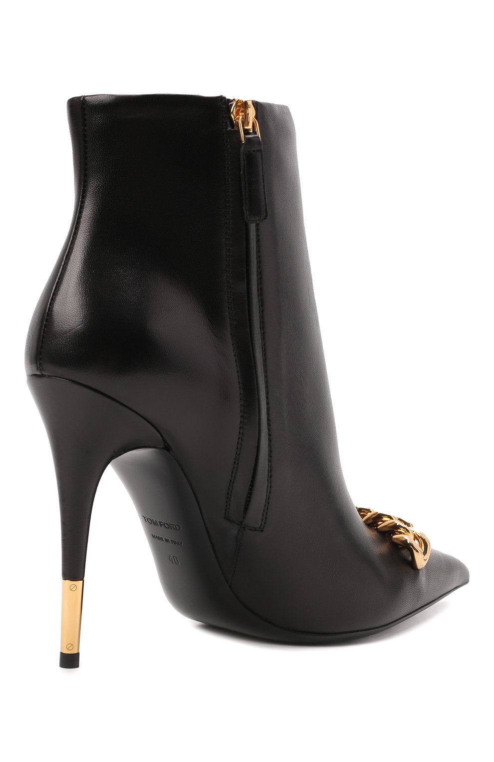 Кожаные ботильоны TOM FORD, арт. W2993T-LSP002, фото 5