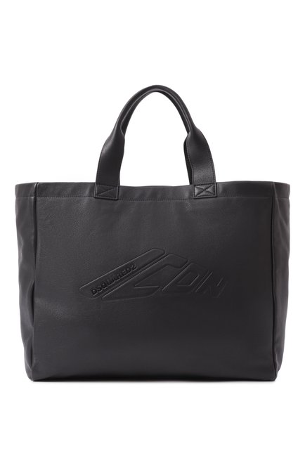 Мужская сумка-шопер icon DSQUARED2 черного цвета по цене 0 руб., арт. SPW0101/01500001 | Фото 1