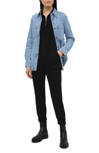 Джинсовая рубашка NANUSHKA голубого цвета по цене 42750 руб., арт. SEINT_LIGHT BLUE_RIGID DENIM, фото 2 Джинсовая рубашка NANUSHKA, арт. SEINT_LIGHT BLUE_RIGID DENIM, фото 2