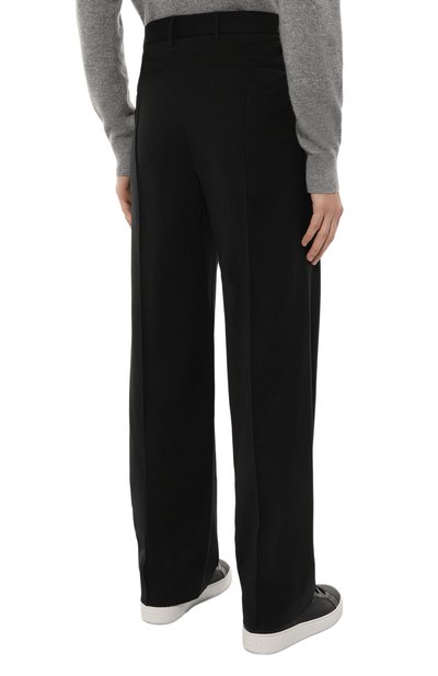 Шерстяные брюки ANN DEMEULEMEESTER, арт. 2402-M-TR10-FA515-099, фото 4