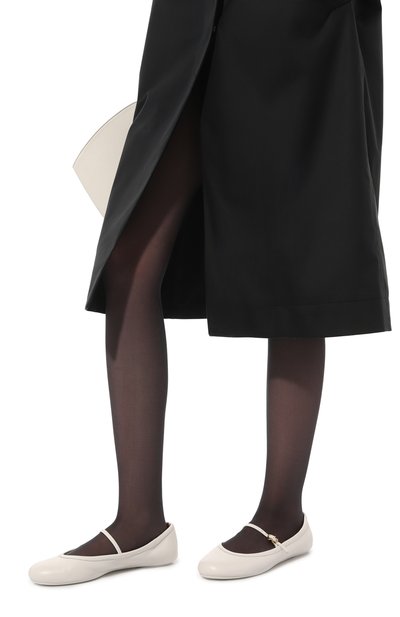 Кожаные балетки carla GIANVITO ROSSI, арт. G22223.05G0M.NAPBIAN, фото 3