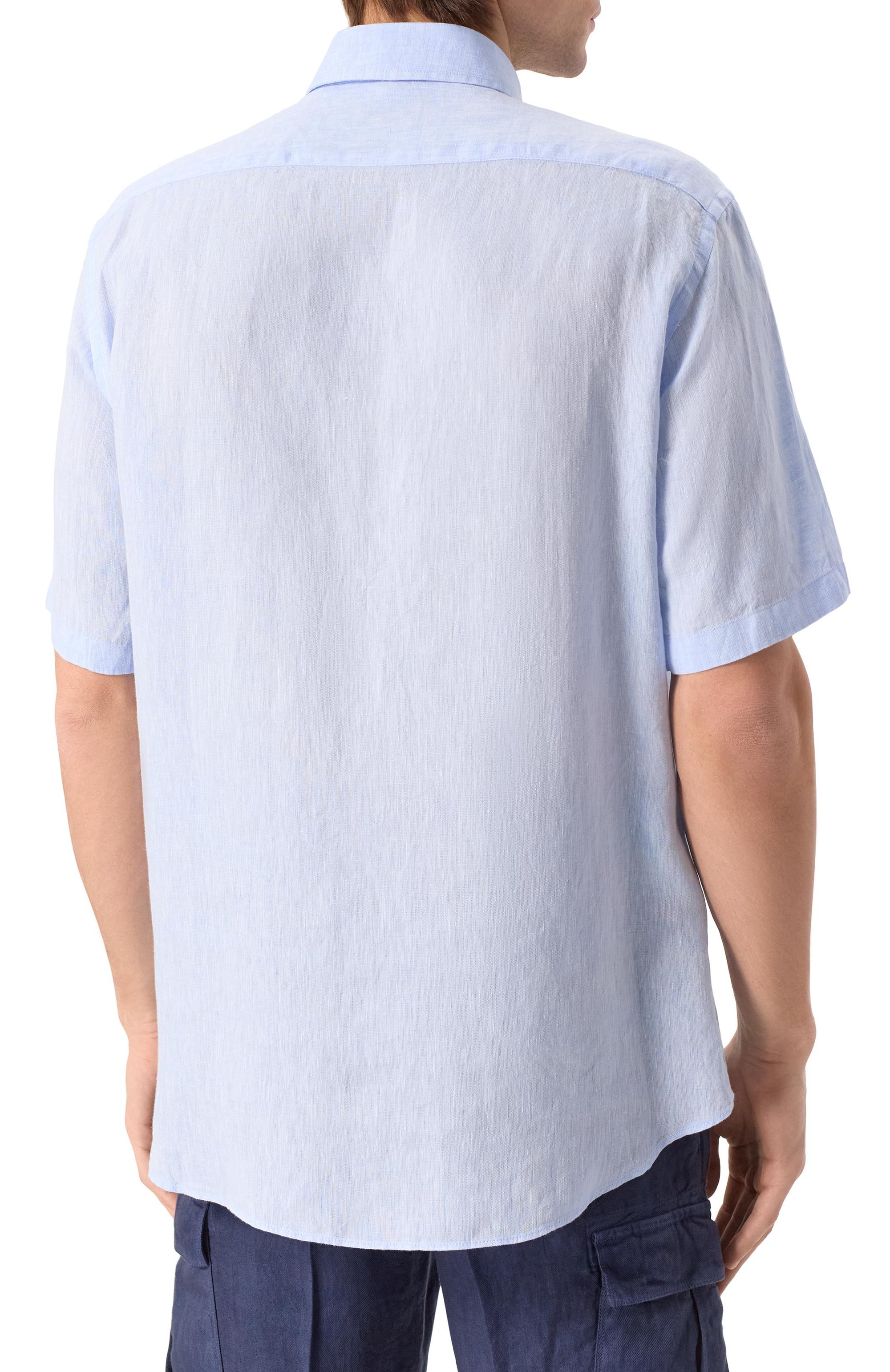 Льняная рубашка PAUL&SHARK, арт. 25413007/49, фото 4