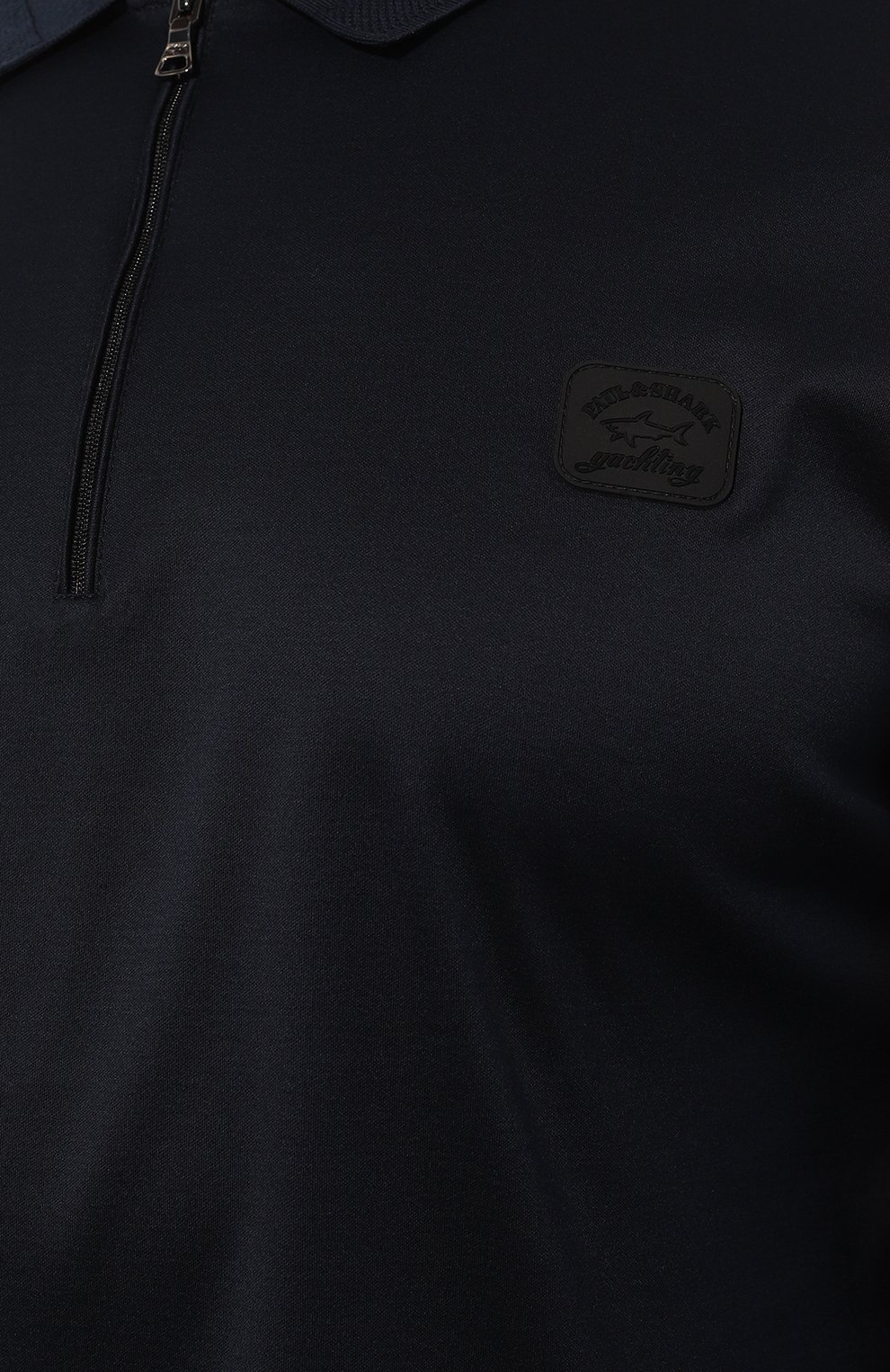 Хлопковое поло PAUL&SHARK темно-синего цвета по цене 39950 руб., арт. 13311725/3XL-6XL, фото 5 Хлопковое поло PAUL&SHARK, арт. 13311725/3XL-6XL, фото 5