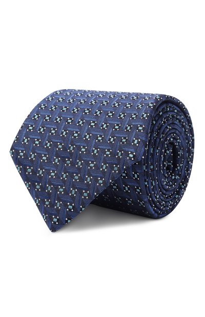 Мужской шелковый галстук CANALI, арт. 18/HJ04497