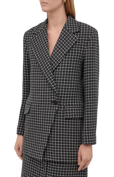 Жакет MSGM черного цвета по цене 54800 руб., арт. 3141MDG14 217617, фото 3 Жакет MSGM, арт. 3141MDG14 217617, фото 3