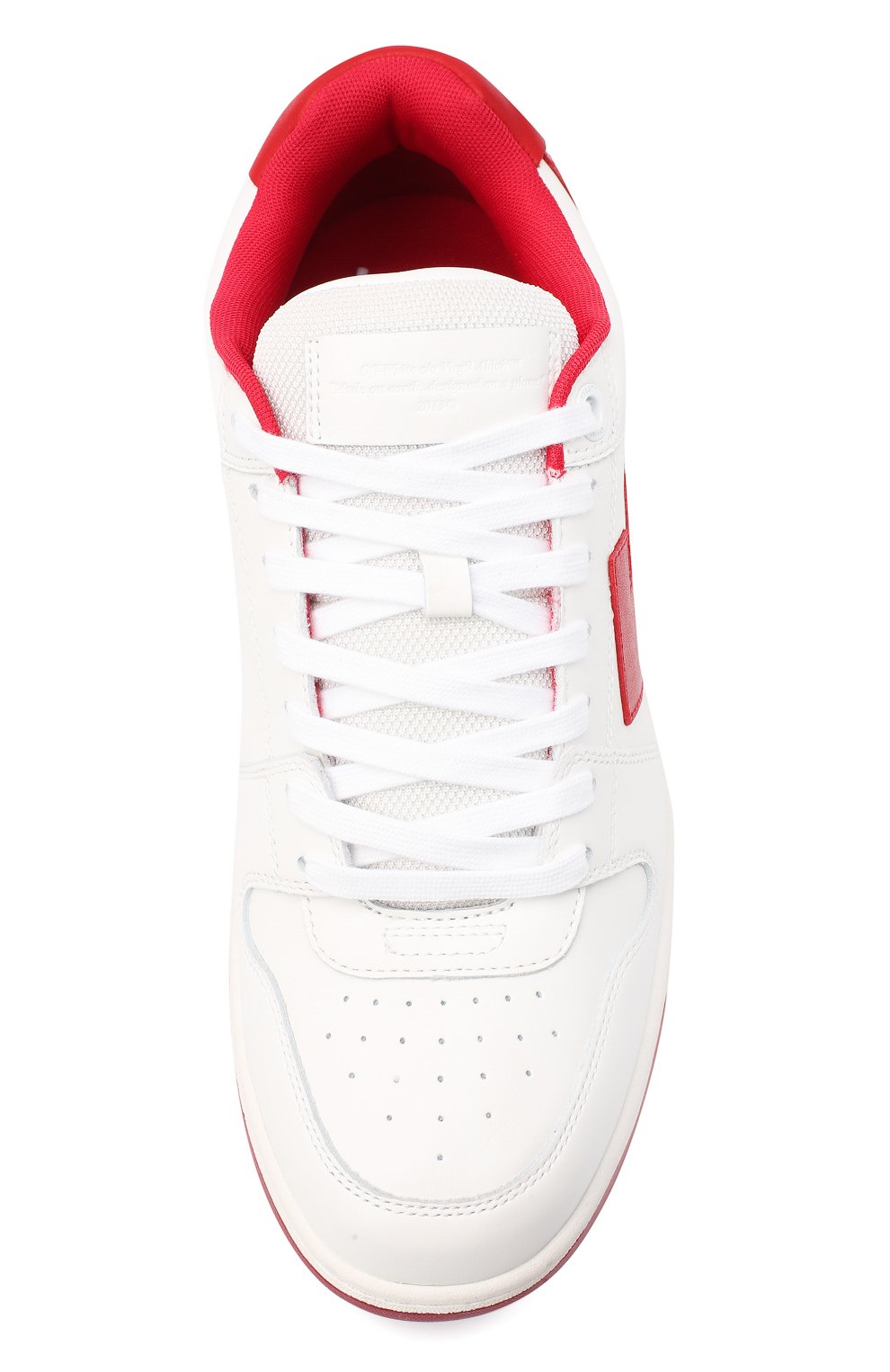 Кожаные кеды out of office OFF-WHITE, арт. 0MIA189F20LEA0010125, фото 5