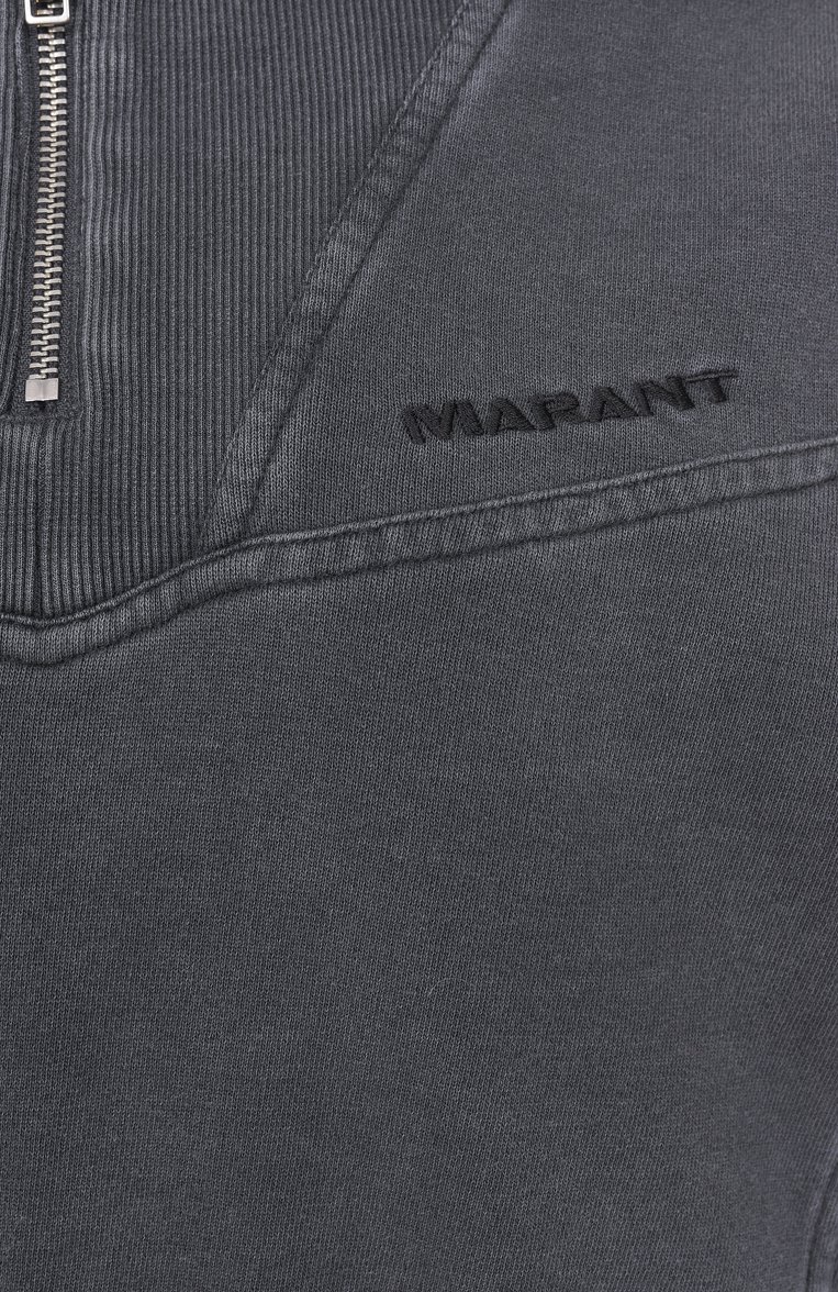 Хлопковый свитшот ISABEL MARANT ETOILE, арт. SW0150FA/C1G03E, фото 6