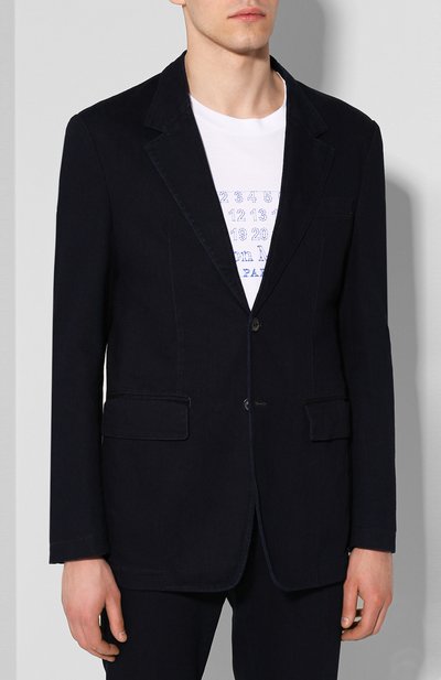 Хлопковый костюм MAISON MARGIELA темно-синего цвета по цене 177000 руб., арт. S30FT0121/S30682, фото 2 Хлопковый костюм MAISON MARGIELA, арт. S30FT0121/S30682, фото 2