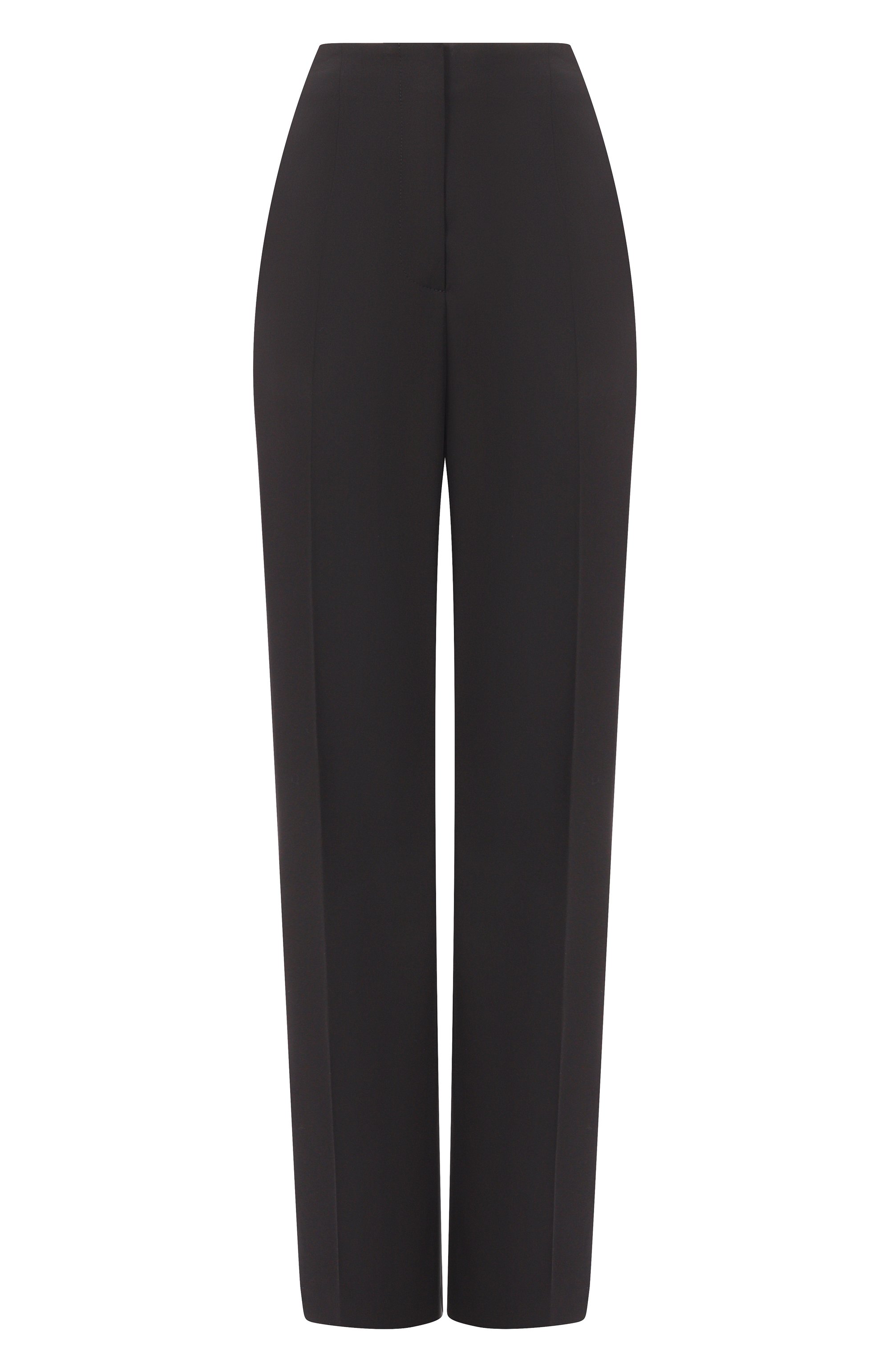 Шерстяные брюки BOSS черного цвета по цене 29550 руб., арт. 50548205, фото 1 Шерстяные брюки BOSS, арт. 50548205, фото 1