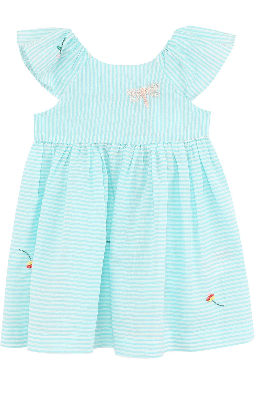 Хлопковое платье с вышивкой и оборкой TARTINE ET CHOCOLAT, арт. TL30021/1M-18M, фото 1