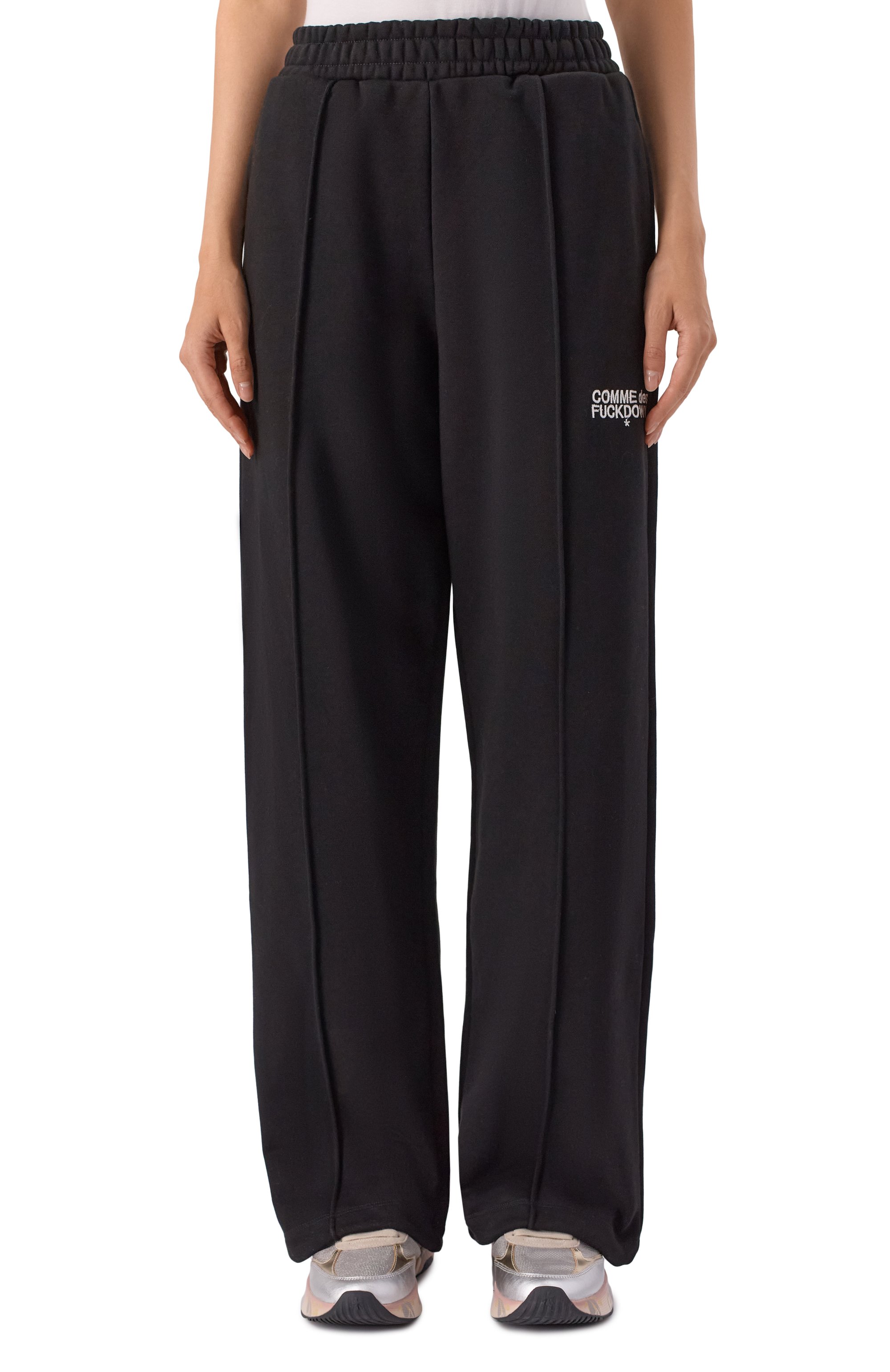 Хлопковые брюки COMME DES FUCKDOWN, арт. CFABW01374, фото 3