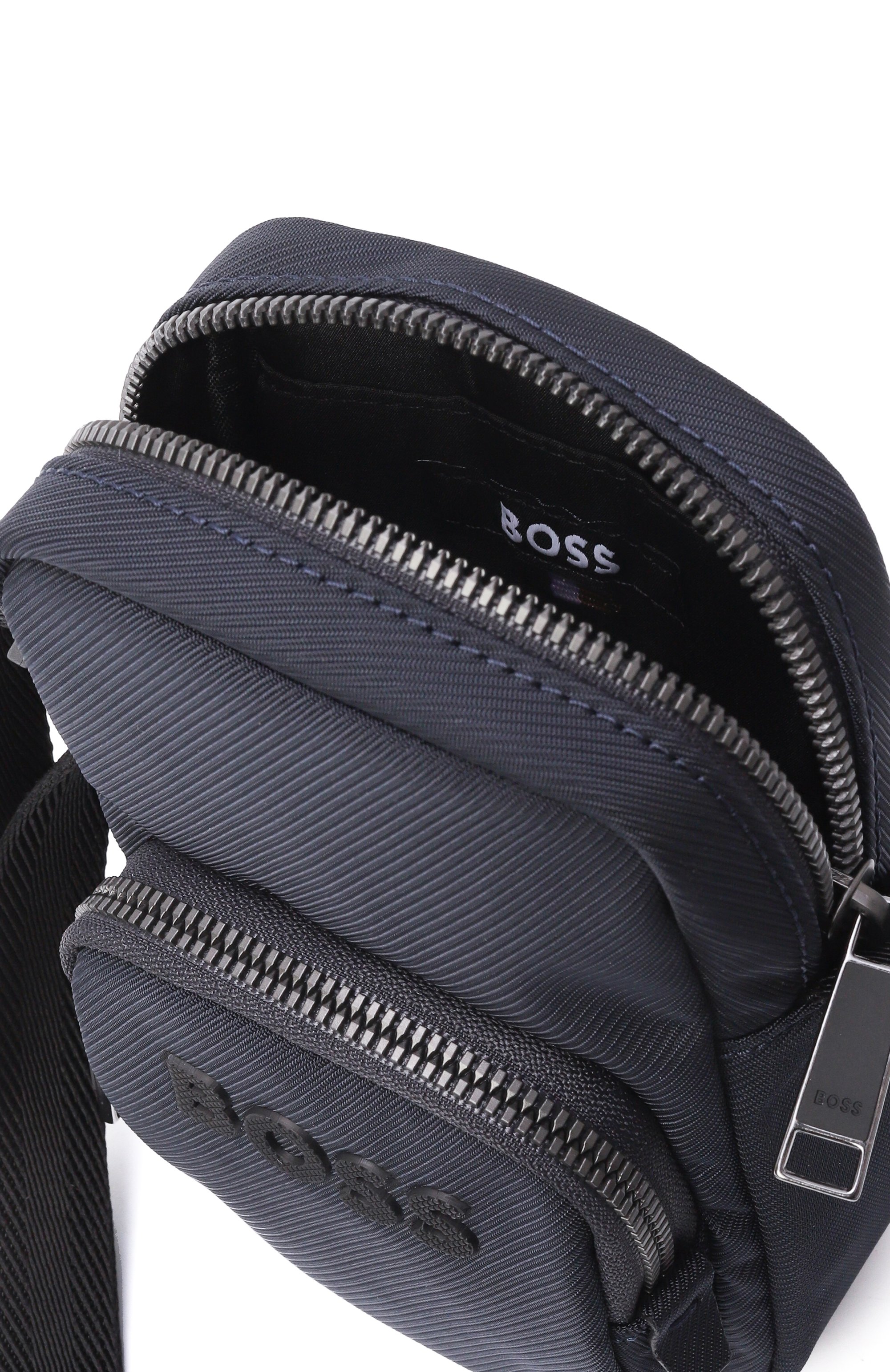 Сумка catch 3.0 mini BOSS темно-синего цвета по цене 13600 руб., арт. 50552566, фото 5 Сумка catch 3.0 mini BOSS, арт. 50552566, фото 5