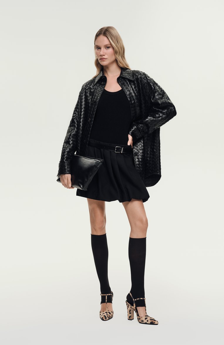 Женский клатч lock yourself DSQUARED2 черного цвета, арт. CLW0039/01500001 | Фото 8 (Размер: large; Материал: Натуральная кожа; Женское Кросс-КТ: Клатч-клатчи; Автоматизация состава: Проставлено; Автоматизация ТО: Проставлено)
