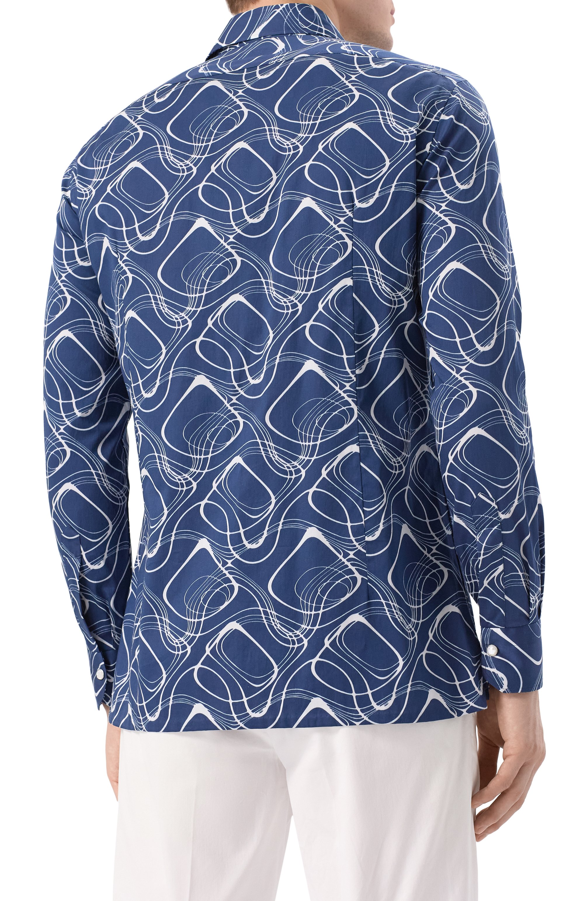 Хлопковая рубашка KITON, арт. UMCNERCH0924811, фото 4