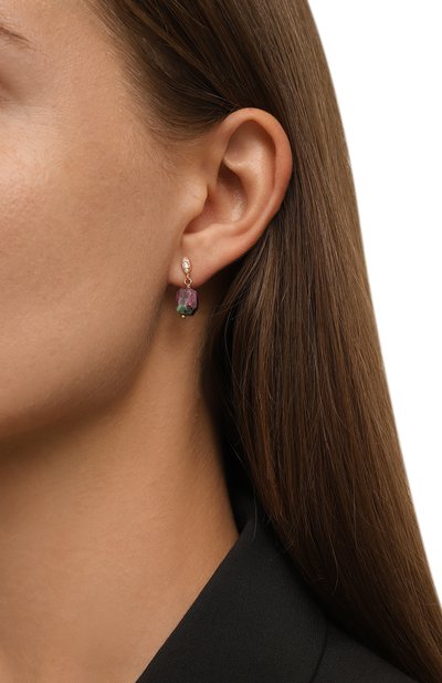 Серьги HANKA_IN разноцветного цвета по цене 9950 руб., арт. LEN-B0P-Z0I-0.5M, фото 2 Серьги HANKA_IN, арт. LEN-B0P-Z0I-0.5M, фото 2