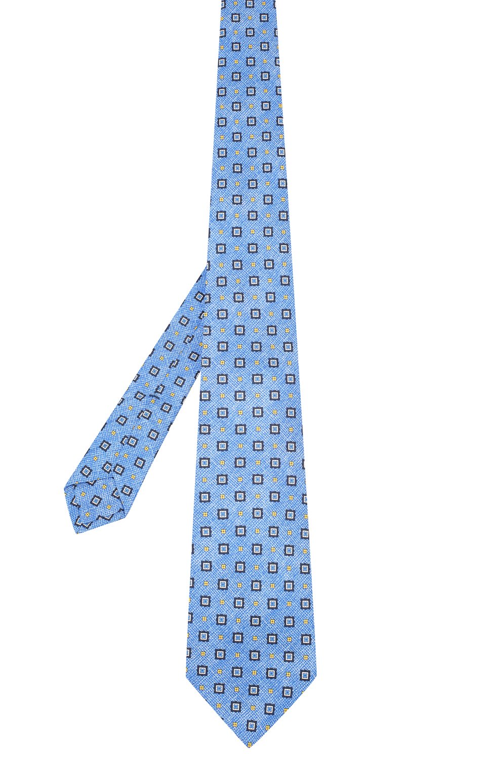 Шелковый галстук KITON синего цвета по цене 27100 руб., арт. UCRVKLC03G27, фото 2 Шелковый галстук KITON, арт. UCRVKLC03G27, фото 2