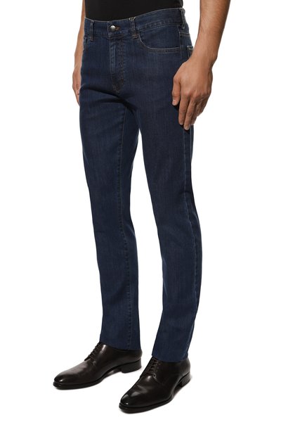 Джинсы CANALI синего цвета по цене 45200 руб., арт. 91719/PD00018, фото 3 Джинсы CANALI, арт. 91719/PD00018, фото 3