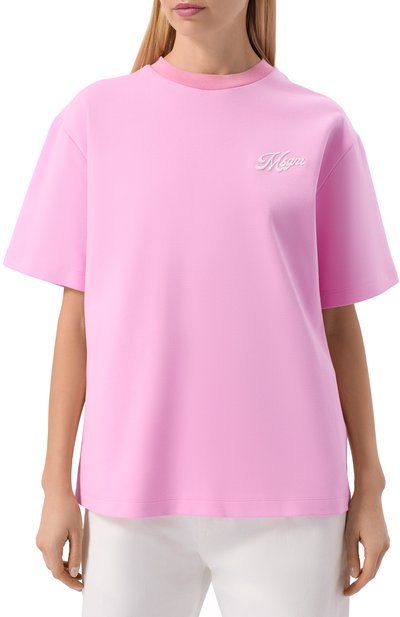 Хлопковая футболка MSGM, арт. 4041MDM113/267126, фото 3