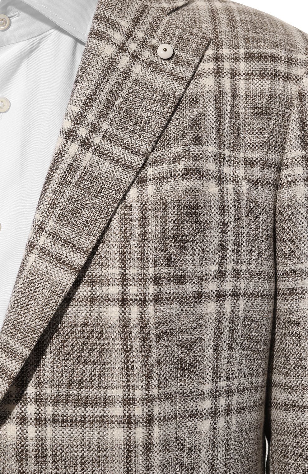 Пиджак из хлопка и льна L.B.M. 1911, арт. 2652/42359, фото 7