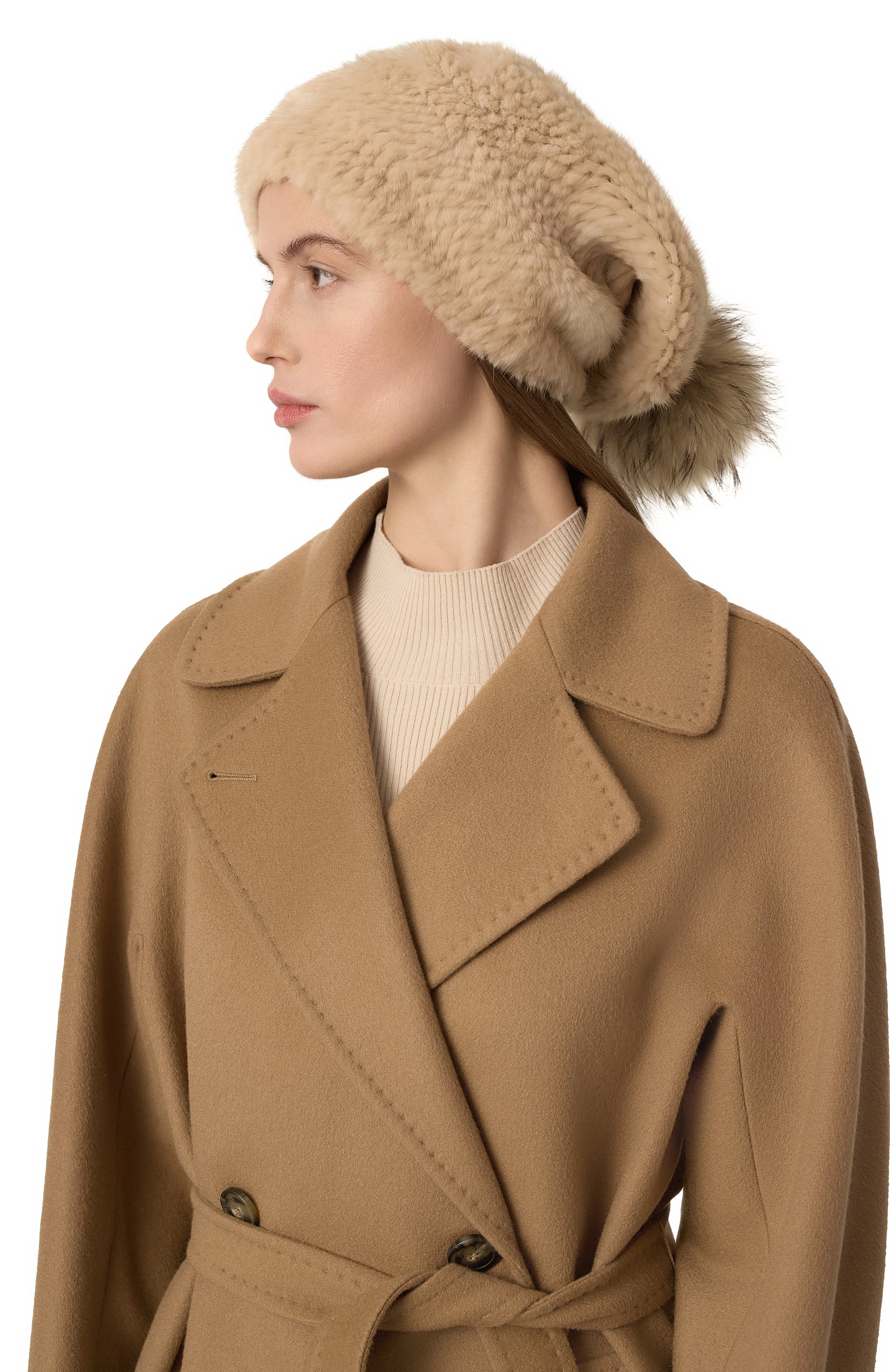 Меховая шапка из лисы и норки VICTORIA KUSENKOVA, арт. 051850011205, фото 2