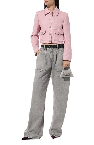 Твидовый жакет JUUN.J розового цвета по цене 79150 руб., арт. JW4211W03, фото 2 Твидовый жакет JUUN.J, арт. JW4211W03, фото 2