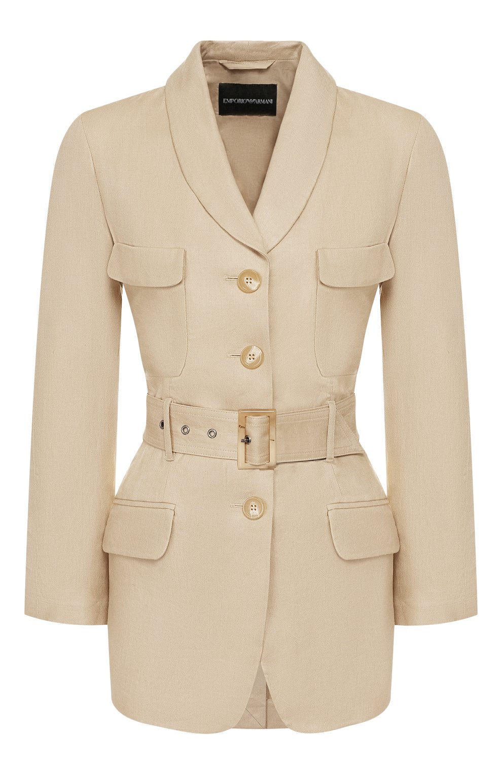 Льняно й жакет EMPORIO ARMANI, арт. 5NG24T/52012, фото 1