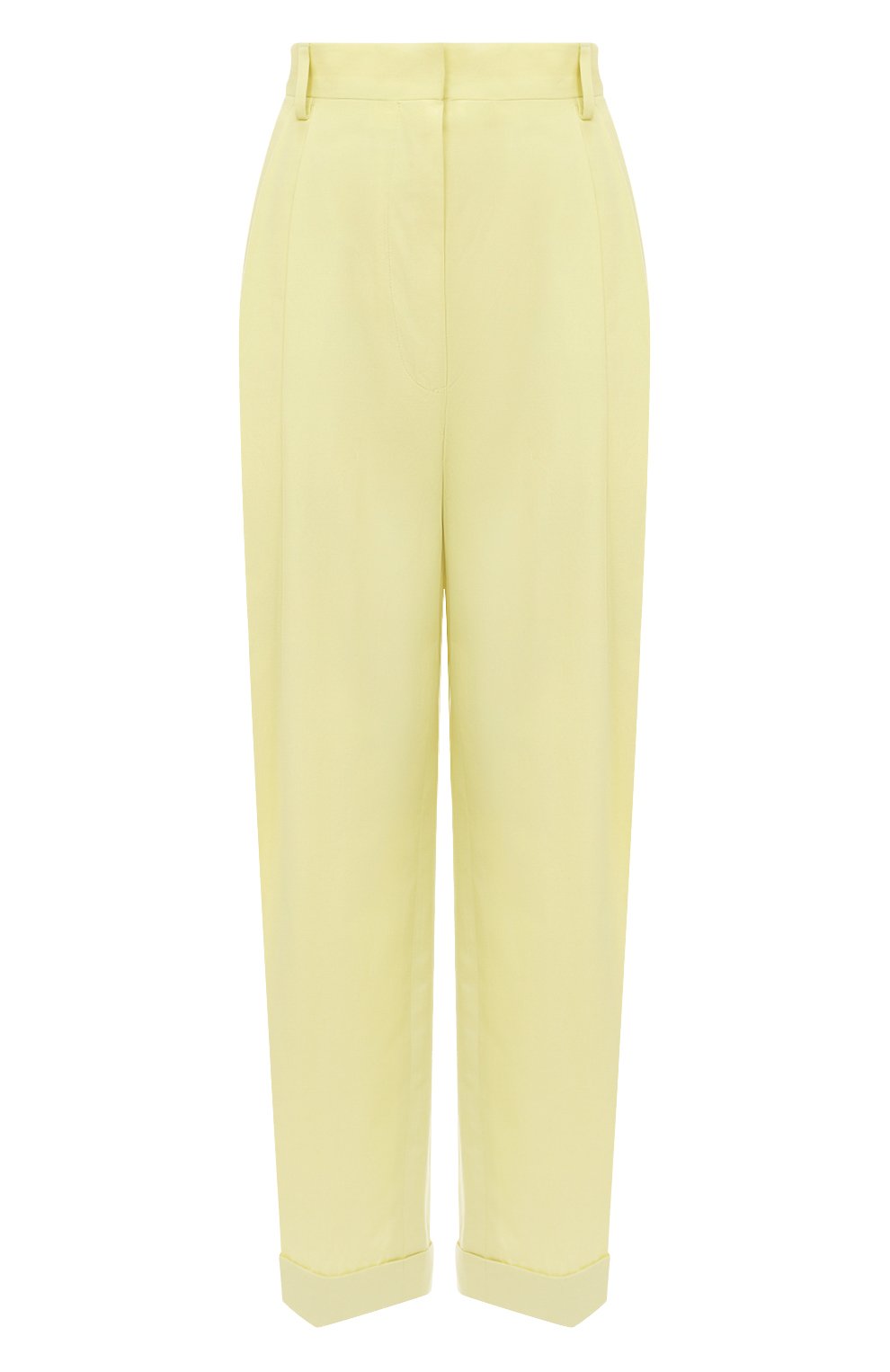 Хлопковые брюки DRIES VAN NOTEN желтого цвета по цене 63400 руб., арт. 231-010903-6238, фото 1 Хлопковые брюки DRIES VAN NOTEN, арт. 231-010903-6238, фото 1