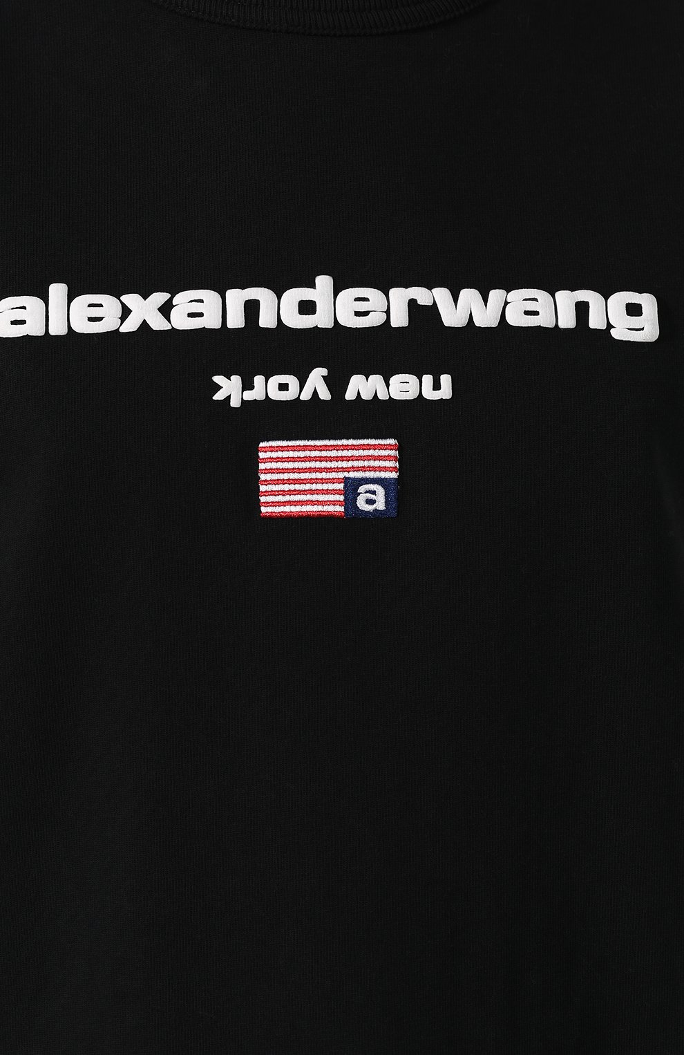 Хлопковая футболка ALEXANDER WANG, арт. 1CC1201344, фото 5