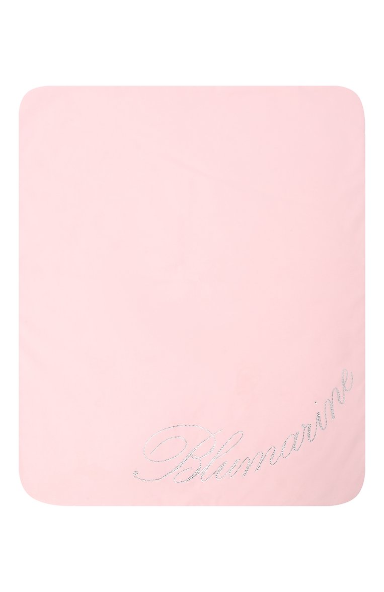 Детского хлопковое одеяло BLUMARINE светло-розового цвета, арт. BNC0002.0.JF054 | Фото 3 (Материал: Хлопок, Текстиль; Нос: Не проставлено)